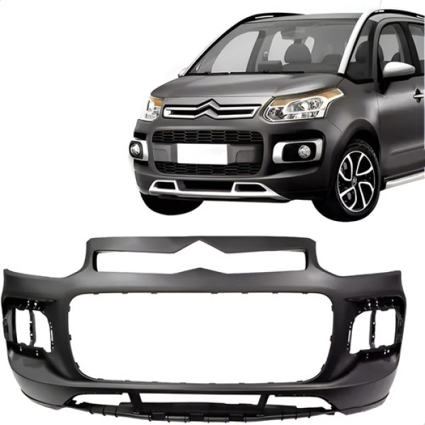 Parachoque Dianteiro Citroën Aircross 2012 2013 2014 2015 Lj Azul-claro