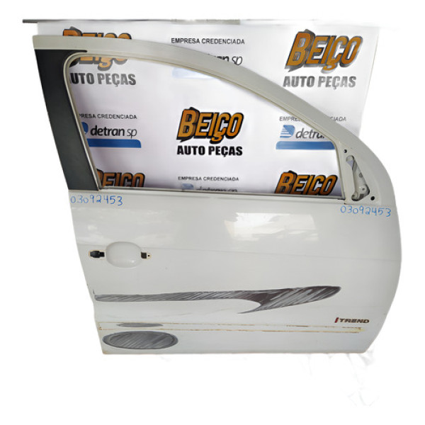 Porta Dianteira Direita Gol Voyage G5 G6 G7 Original Lj Branco Direito Dianteira