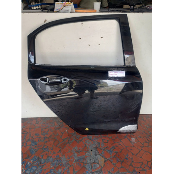 Porta Traseira Direita Onix Hatch 2020 A 2025 Original Lj Preta