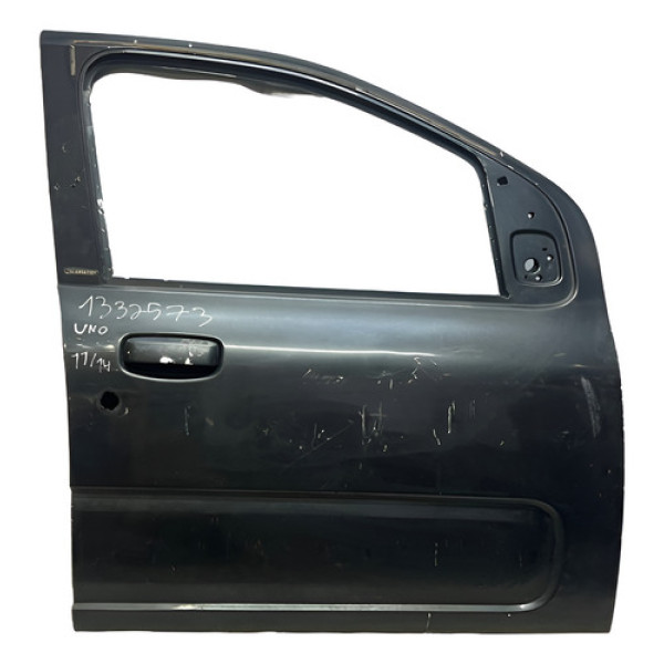 Porta Dianteira Direita Uno Vivance 2011 A 2014 Original Gp Preto