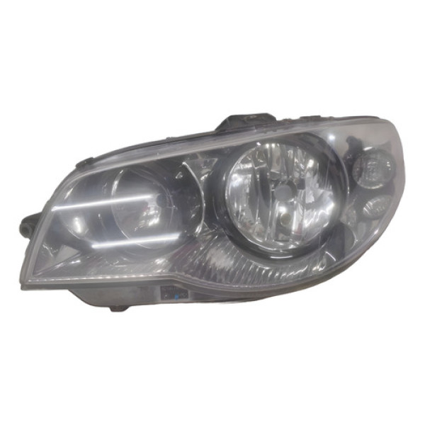 Farol Esquerdo Palio Siena Strada Zoião Cromado Aro Preto G Esquerdo