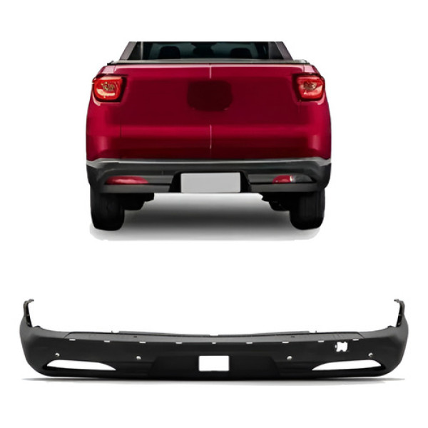 Parachoque Traseiro Fiat Toro C/furo 2016 A 2021 Original G