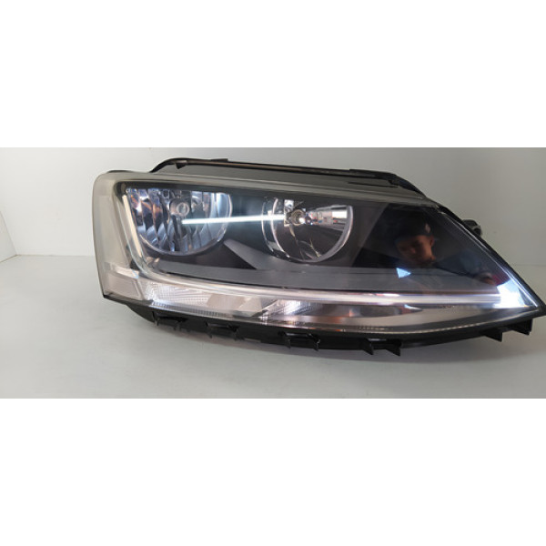 Farol Direito Jetta 2015 2016 2017 Com Led Original Lj Direito