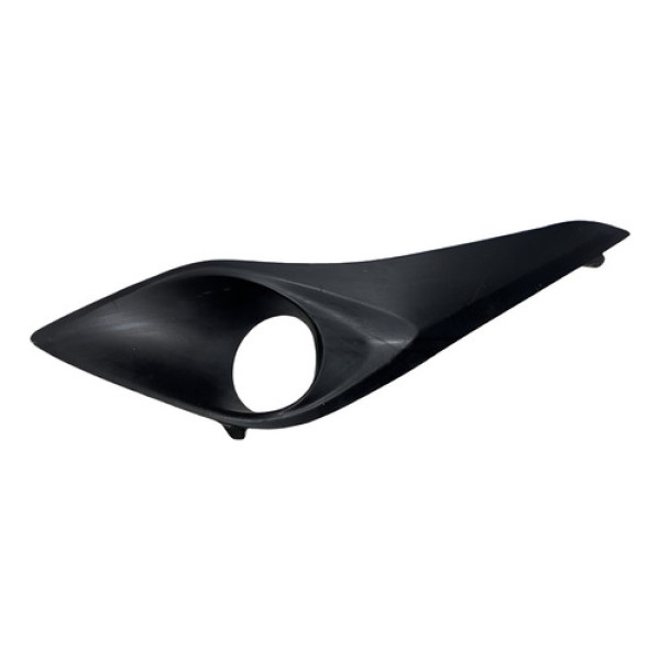 Moldura Milha Toyota Yaris 2018 2019 Esquerdo Original Gp Preto