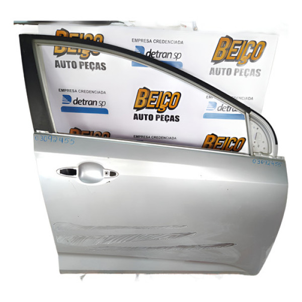Porta Dianteira Direito Hyundai Hb20 2012 2013 2014 A 2019 L - Dianteira - Direito - Prateado