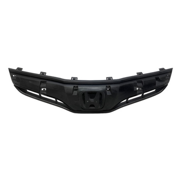 Grade Frontal Parachoque Honda Fit 2009 Á 2014 Original Gp Preto Fosco