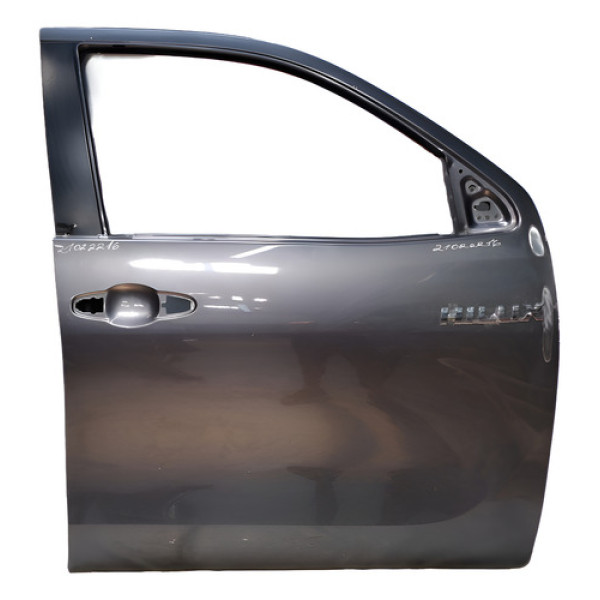 Porta Dianteira Direita Hilux Sw4 2017 2018 2019 G1 Dianteira Direita Cinza-escuro