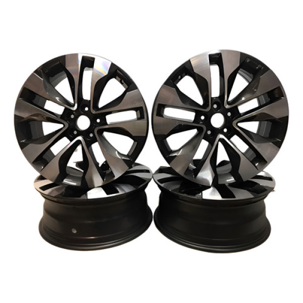 Jogo De Rodas Aro 18 Chery Tiggo 5x 2020 2021 Original Gp Cinza-escuro