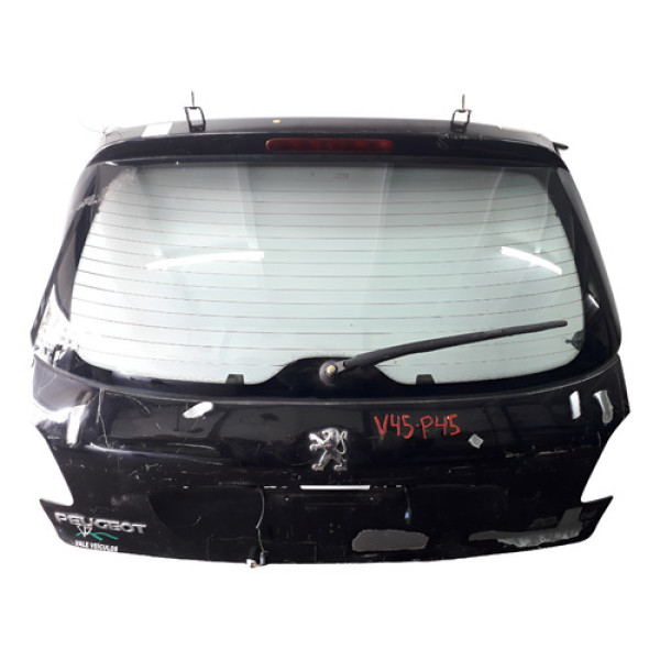 Tampa Traseira Peugeot 206 Obs. Sem Vidro Preto