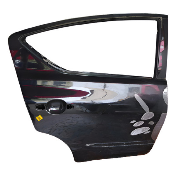 Porta Traseira Direita Nissan Versa 2012 2013 2014 A 2018 G1 Preto Direito Dianteira
