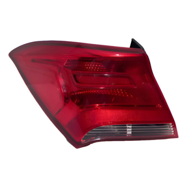Lanterna Traseira Esquerda Prisma Fumê 2017 2018 2019  Gp Vermelho Esquerdo/motorista