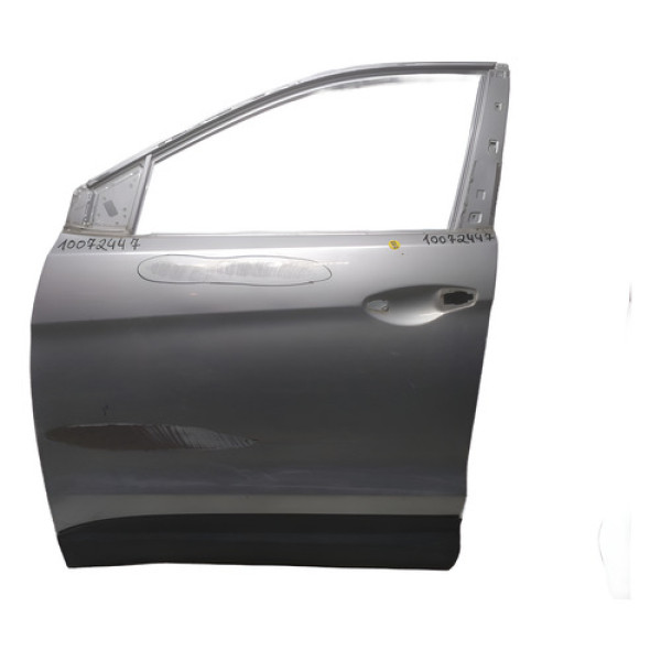 Porta Dianteiro Esquerda Santa Fé 2014 A 2018 Original G Prata Esquerdo Dianteira