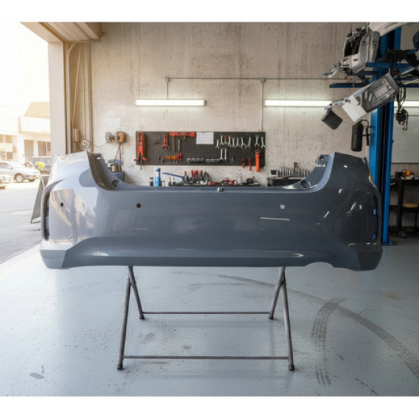 Parachoque Traseiro City Hatch 2022 2023 Original Lj Cinza