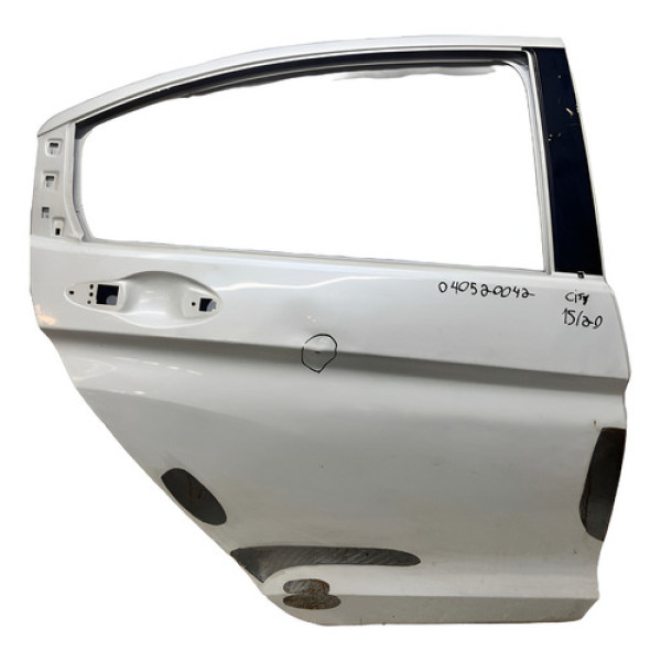Porta Traseira Direita City 2015 A 2020 Original Gp - Branca