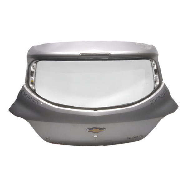 Tampa Traseira Onix Com Furo 2012 A 2019 Original G Cinza