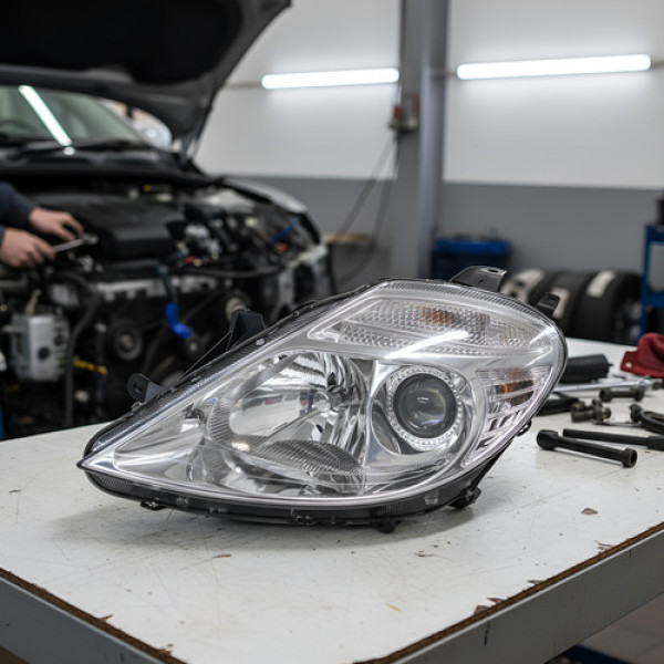 Farol Esquerdo C8 2004 2005 2006 Original Lj Esquerdo