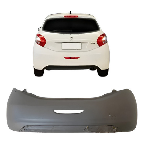 Parachoque Traseiro Peugeot 208 2013-2020 Original G