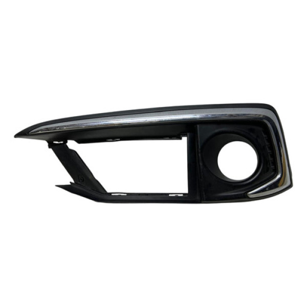Moldura Milha Honda Civic G10 Cromada 2019 Á 2023 Original G Preto Esquerdo