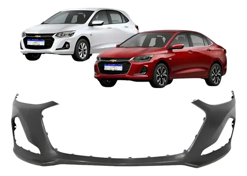 Parachoque Dianteiro Onix Plus 2020/2024 Novo Original G Cinza-claro
