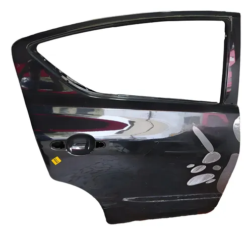 Porta Traseira Direita Nissan Versa 2012 2013 2014 A 2018 G1 Dianteira Direito Preto